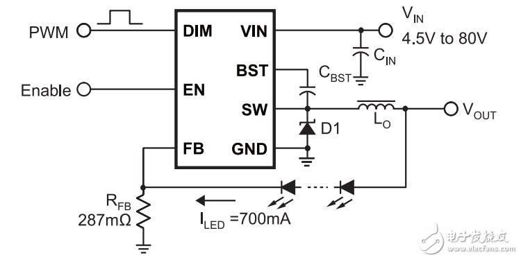 MP4688 LED驅(qū)動(dòng)IC詳解 高性能降壓方案的電路設(shè)計(jì)指南